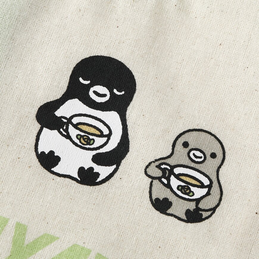 出所:紀ノ国屋公式 Suicaのペンギン コットンバッグ ライトグリーン