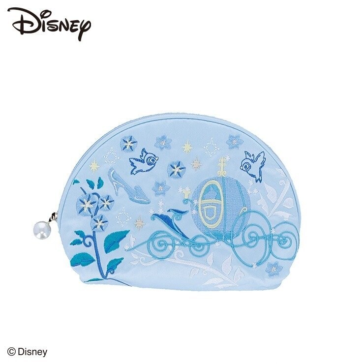 しまむら公式 ポーチ(Disney)サックス