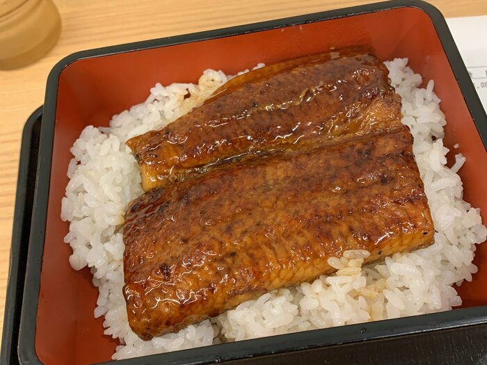 吉野家「鰻重・一枚盛」到着♪
