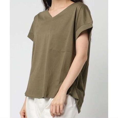 actuel エソラ池袋 / actuel - ひんやり涼しいバイオシルケットVネックカットソー ¥4,212（税込）