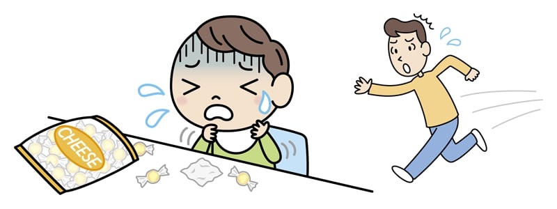 出所：独立行政法人国民生活センター「球形のチーズによる子どもの窒息に注意！－1歳児の死亡事故が発生しました－」