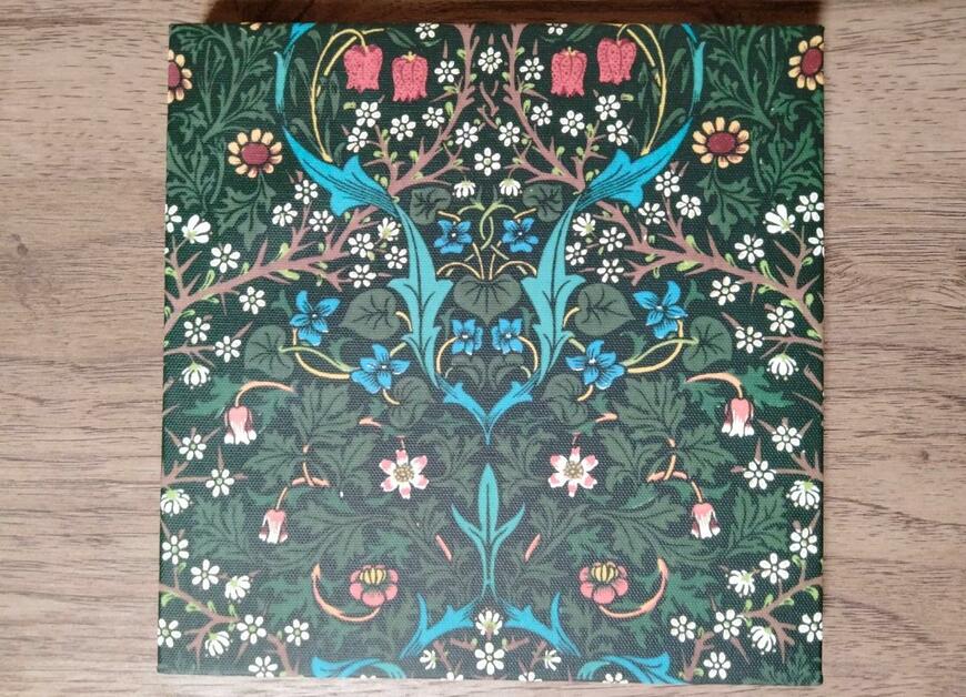 筆者撮影（セリア、インテリアアートパネル ウィリアム・モリス）