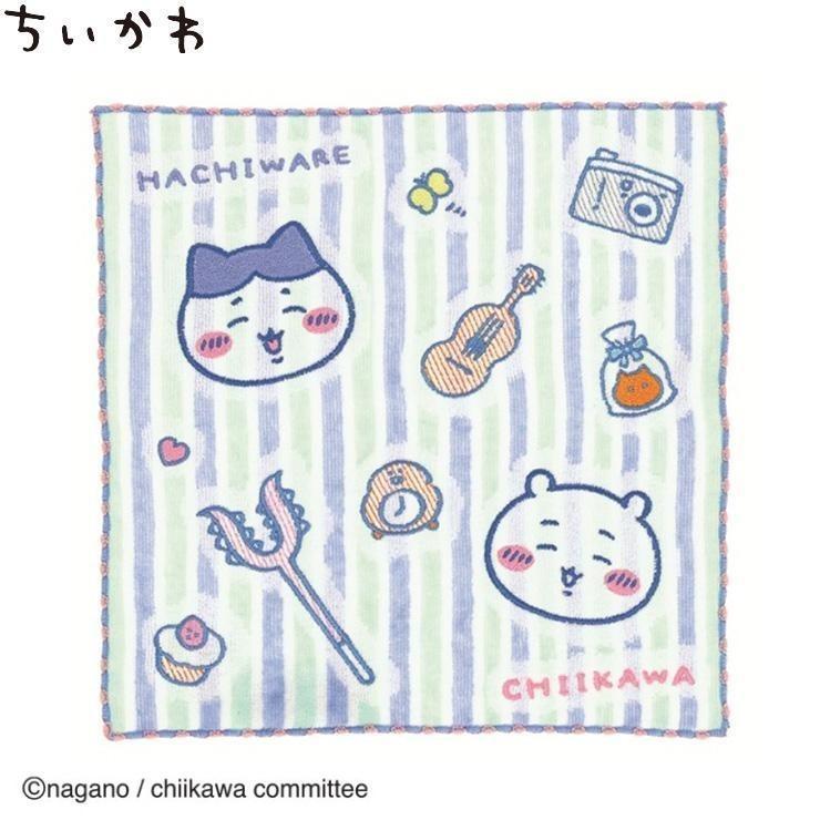 出所：しまむらパーク しまむら レディース　ハンカチ（ちいかわ）・サックス 306