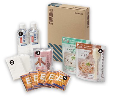 出所：株式会社キングジム 災害対策セット