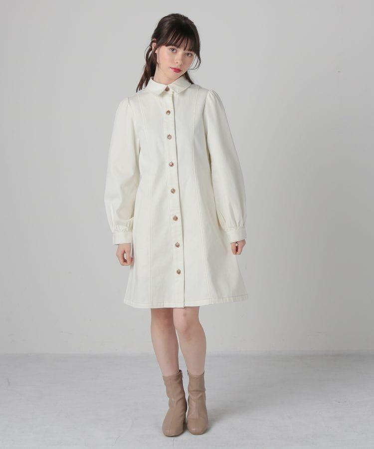 出所：ハニーズ公式通販　シャツワンピース