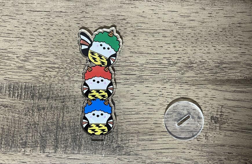 筆者撮影（キャンドゥ、アクリルスタンドコレクション 節分シマエナガ柄）