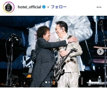 出所：布袋寅泰のInstagram（＠hotei_official）参照日：2026年7月5日