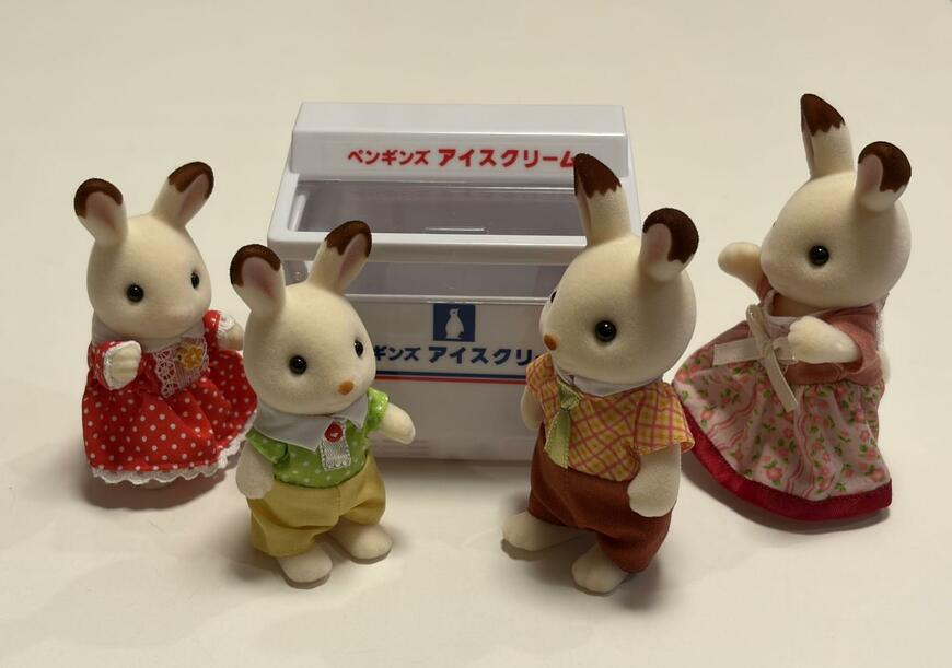 筆者撮影（キャンドゥ、日本の町並み アイスクリームケース）