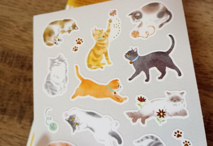 筆者撮影（ダイソー、ノーブルコレクション（ネコ））