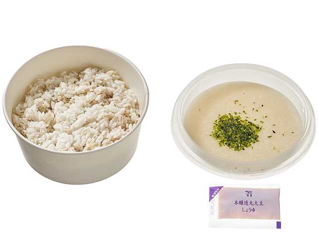 セブン-イレブンの新商品:かつおと昆布の合わせだし麦とろ丼