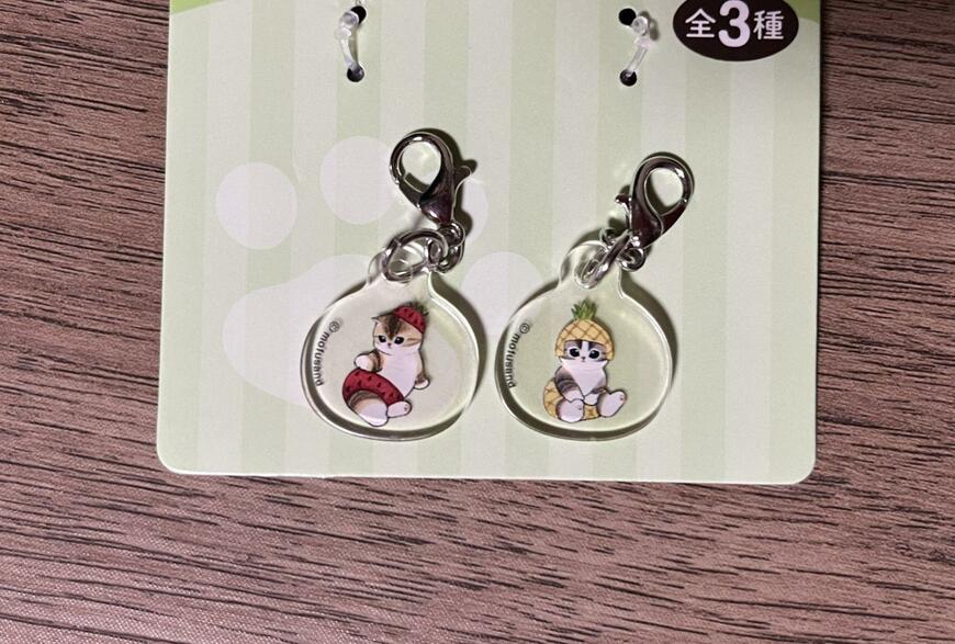 セリア、mofusand プチチャーム2P画像