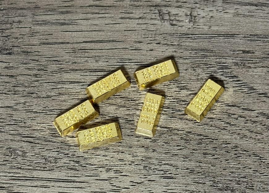 セリア、ぬい用 金塊 6Pの画像