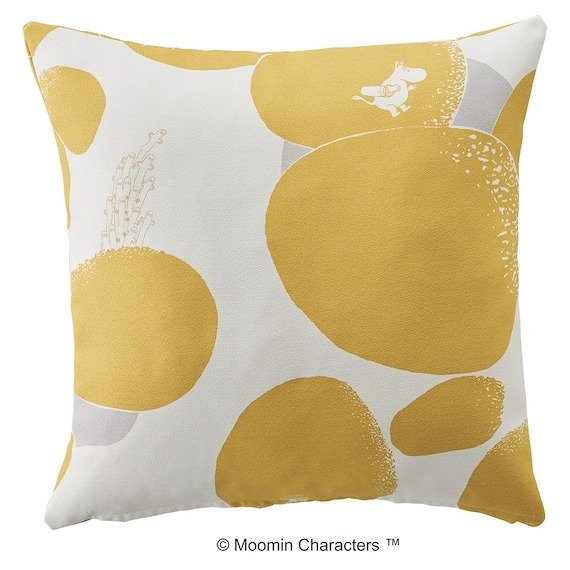出所：ニトリ公式　ムーミンクッションカバー ロックパターン