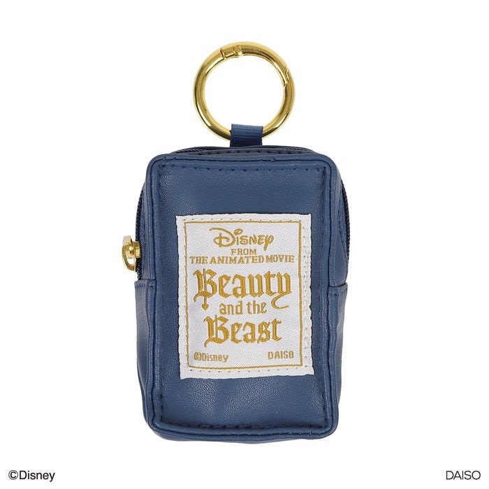 ダイソー公式 チャーム付エコバッグ、NV(美女と野獣)