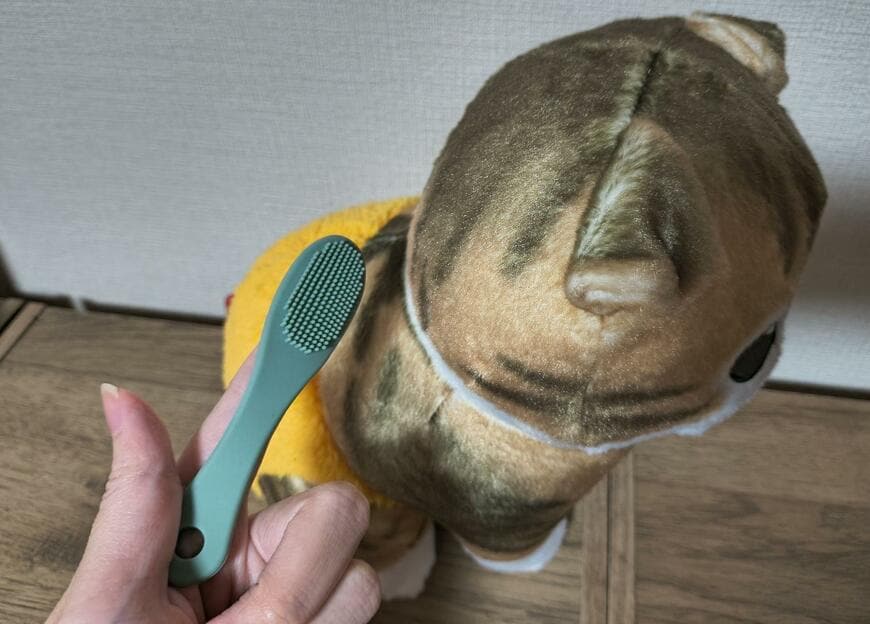 セリア、やわらかいペット用 ブラシ ミニ 2P商品画像