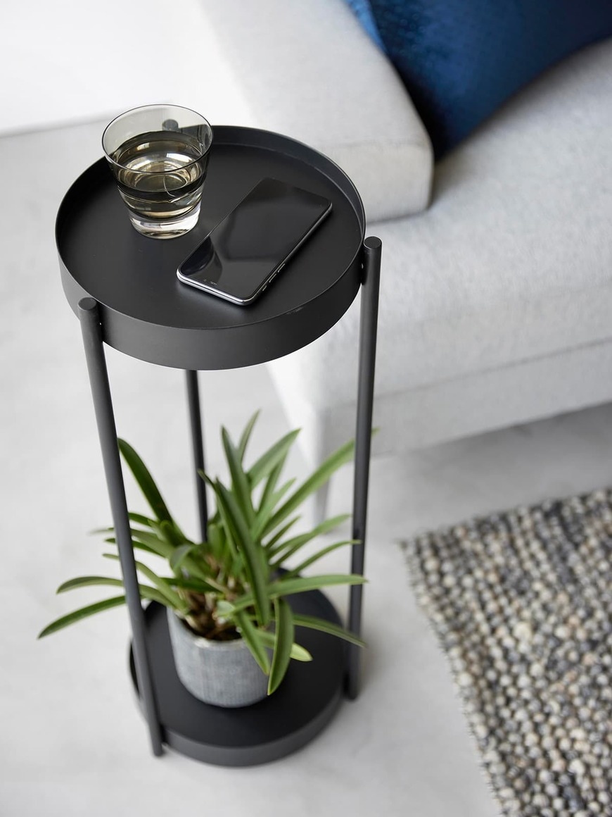 出所：【公式】山崎実業tower（タワー）　キャスター付きプランタースタンド タワー 2段