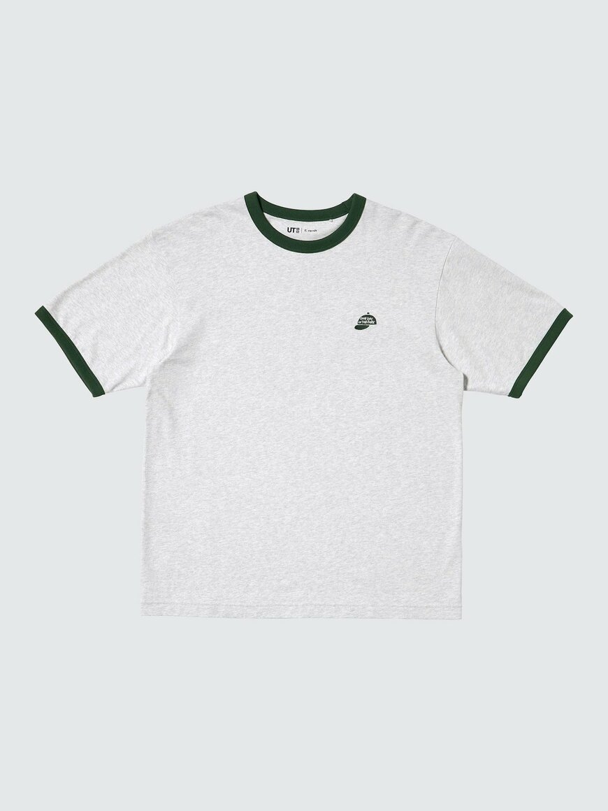 出所：ユニクロ公式　長場雄 UT／リラックスフィット（03 GRAY）