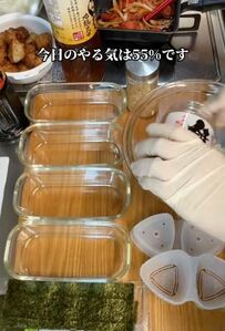 【主婦のお弁当記録】やる気55％でも彩り抜群『節約おにぎり弁当』に「尊敬」の声