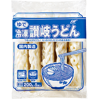 冷凍讃岐うどん 200g×5食入 250円