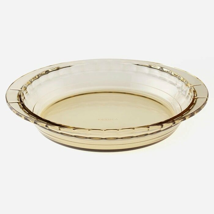 アンバーガラスのグラタン皿 1000ml