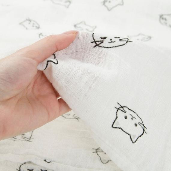 出所：ニトリ公式通販ニトリネット ガーゼブランケット(ネコ GY)