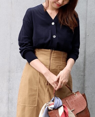 FRAMeWORK - ウォッシャブル SILK カーディガン ¥22,680（税込）