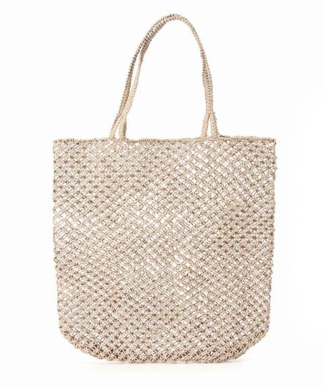 BALI WERKSTATTE - CROCHET TOTE/NATURAL SEA ¥9,180（税込）