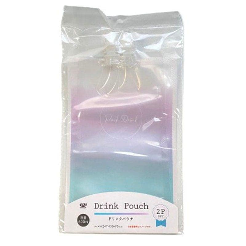 出所：Can Doネットショップ ドリンクパウチ600ml　2P　クリア