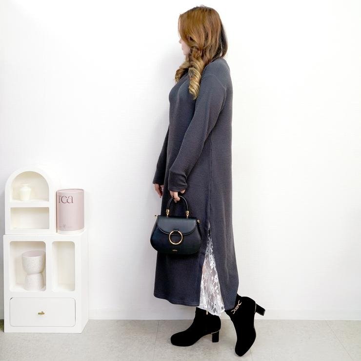 出所：しまむらパーク　レディース　レース切替ワンピース（らむちゃん）