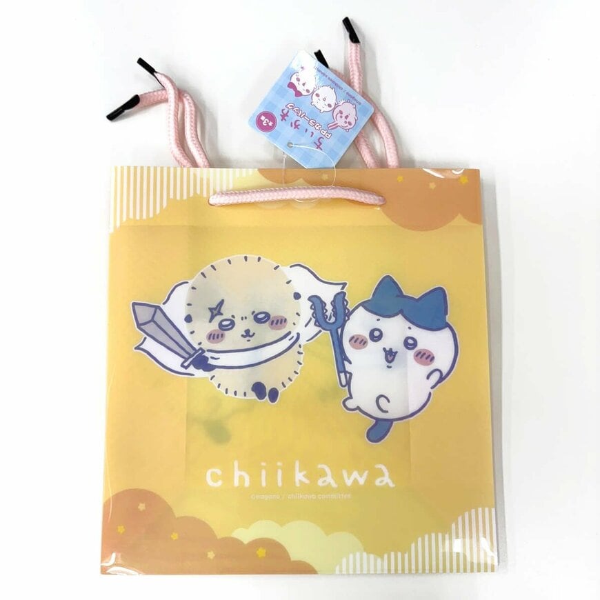 出所：ワッツ公式　ちいかわ PPカラーバッグ（イエロー）