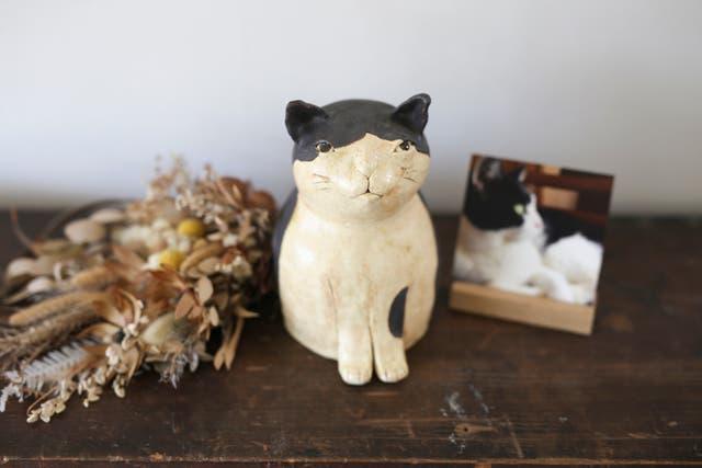 マクアケ、ねこ骨壺画像