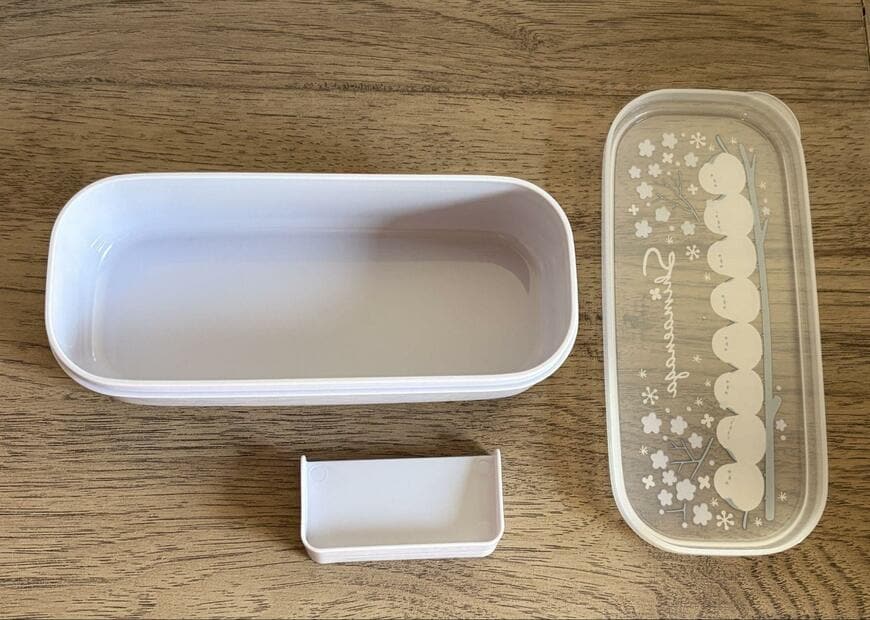 セリア、お弁当箱 シマエナガ S商品画像