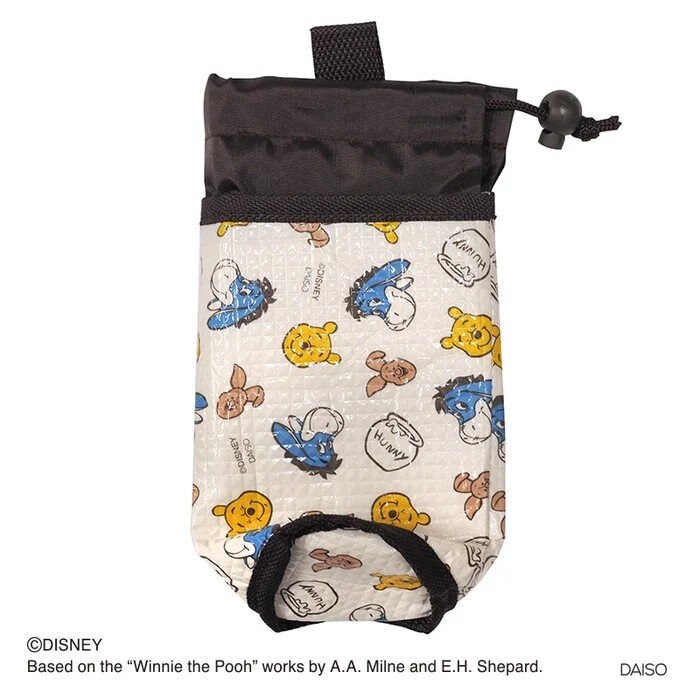 ダイソー公式　アルミペットボトルホルダー（くまのプーさん）