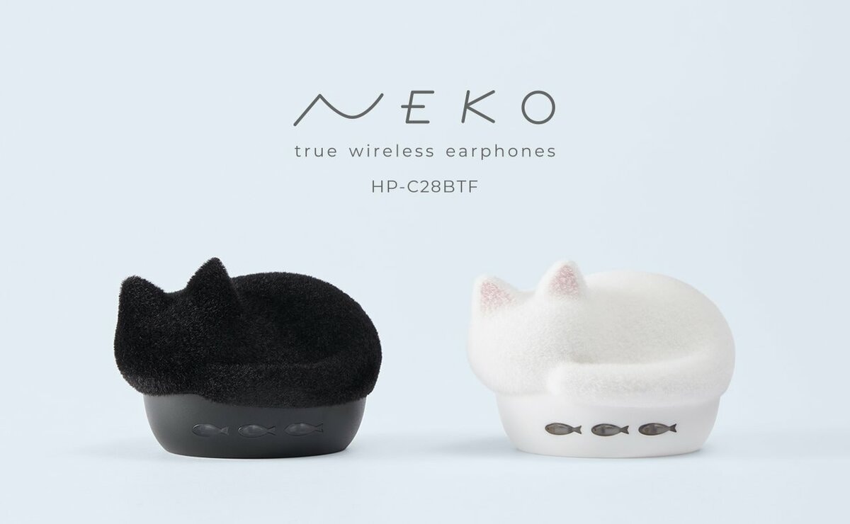 つい「なでなで」したくなる可愛さ！ふわふわ猫ちゃん型〈ワイヤレス