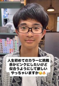 【別人級】人生初の美容院に来た男性　目を疑う衝撃の垢抜けに「こんなに変わるなんて」