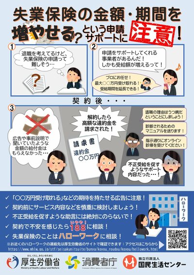 失業保険トラブル