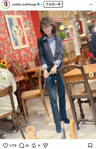 柏木由紀子のInstagram投稿