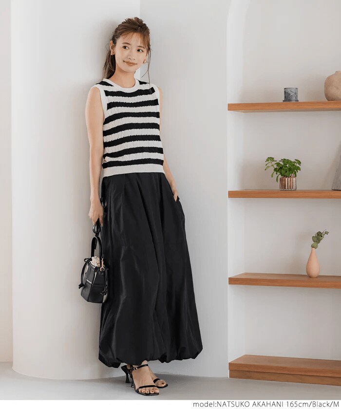 coca ワッシャーナイロン バルーンスカート