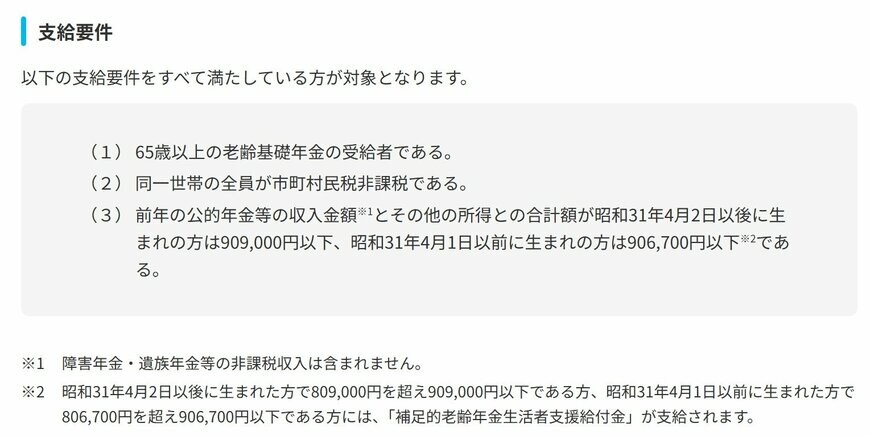 出所：厚生労働省「年金生活者支援給付金制度について」