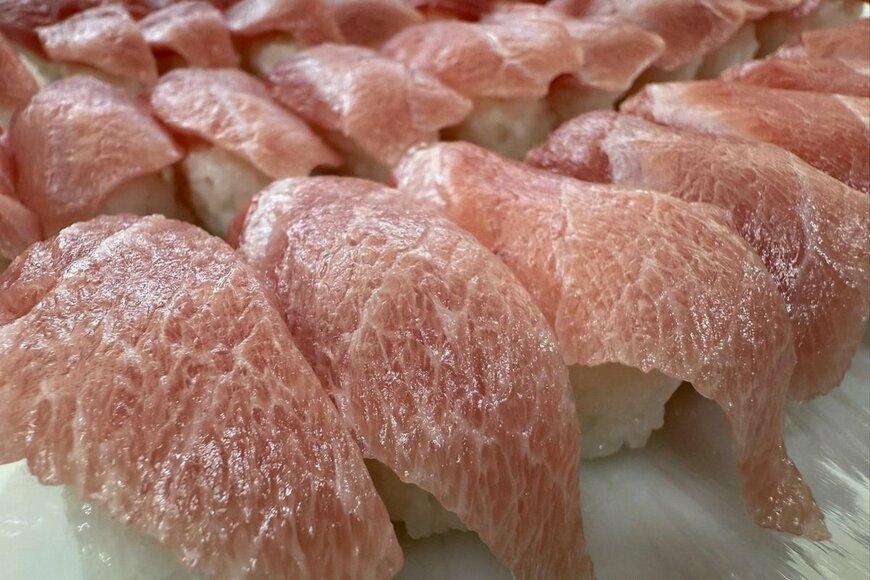 肉に見える「極上まぐろの寿司」に目を疑う　「見ただけでもう美味しい」「見た目は酷似」