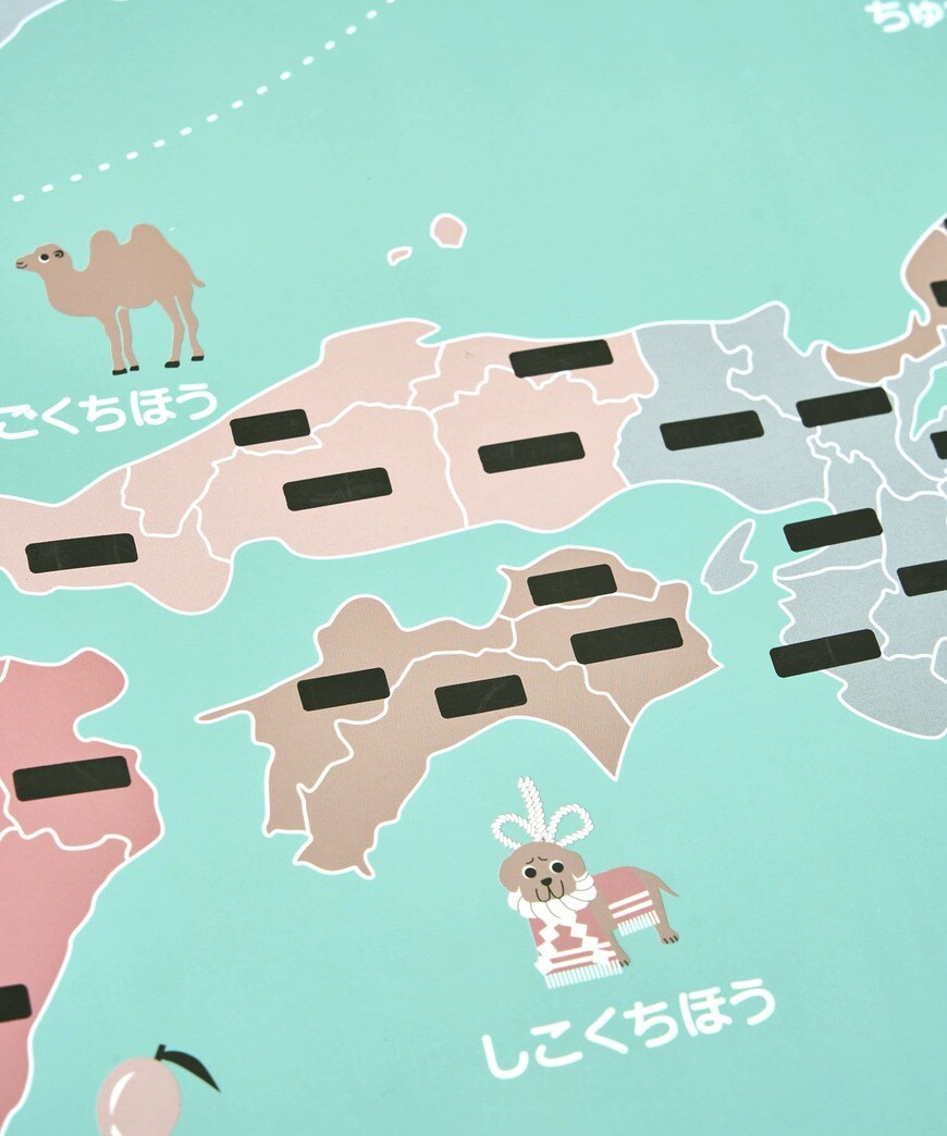 出所：パルグループ公式ファッション通販サイト 3COINS 【こどものバスタイム】色が消える知育ポスター