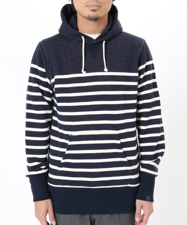 LOOPWHEELER - LOOPWHEELER*LOWERCASE ツリアミボーダーパーカー ¥31,320（税込）