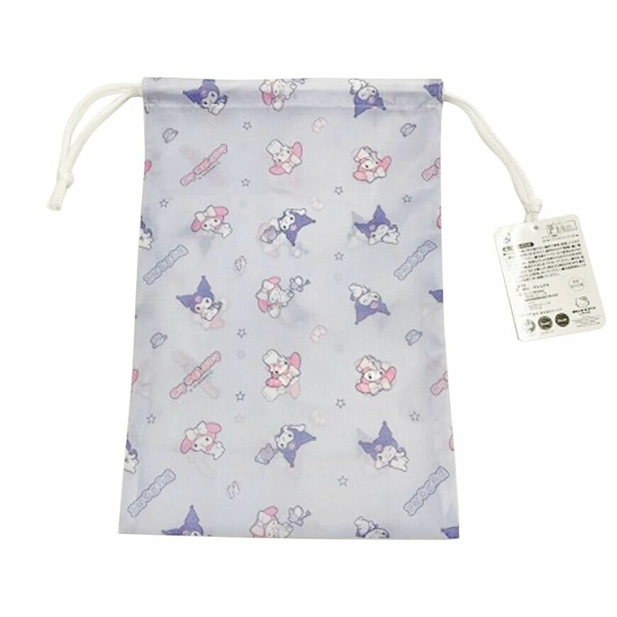 出所：ワッツ公式　マイメロクロミ 巾着 マシュグミ