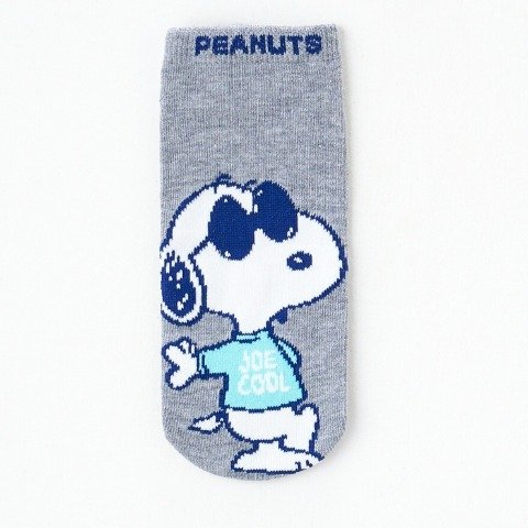 しまむら公式　レディース　6足組ソックス（PEANUTS）　サックス 206　画像