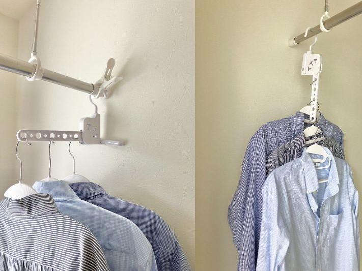 「室内干しハンガー」