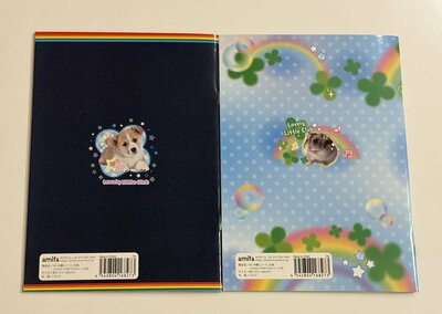 セリア、A5中綴じノート 20枚 Lovely Little Club シール付商品画像