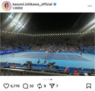 石川佳純のInstagram投稿