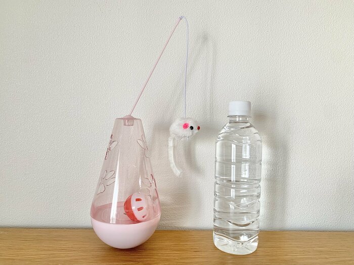 猫用おきあがりこぼしサイズ比較