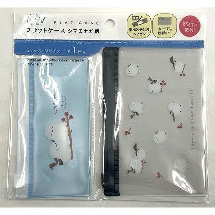「フラットケース　シマエナガ柄（110円）」