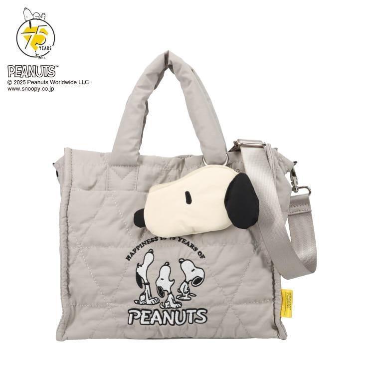 出所：しまむら公式オンラインストア レディース　刺繍2WAYバッグ（PEANUTS）